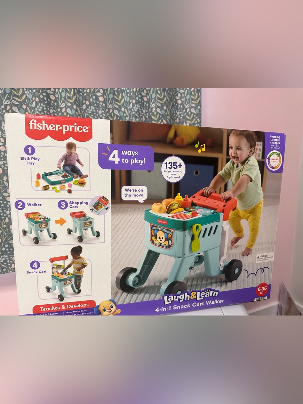 Fisher Price Snack Cart - Walker